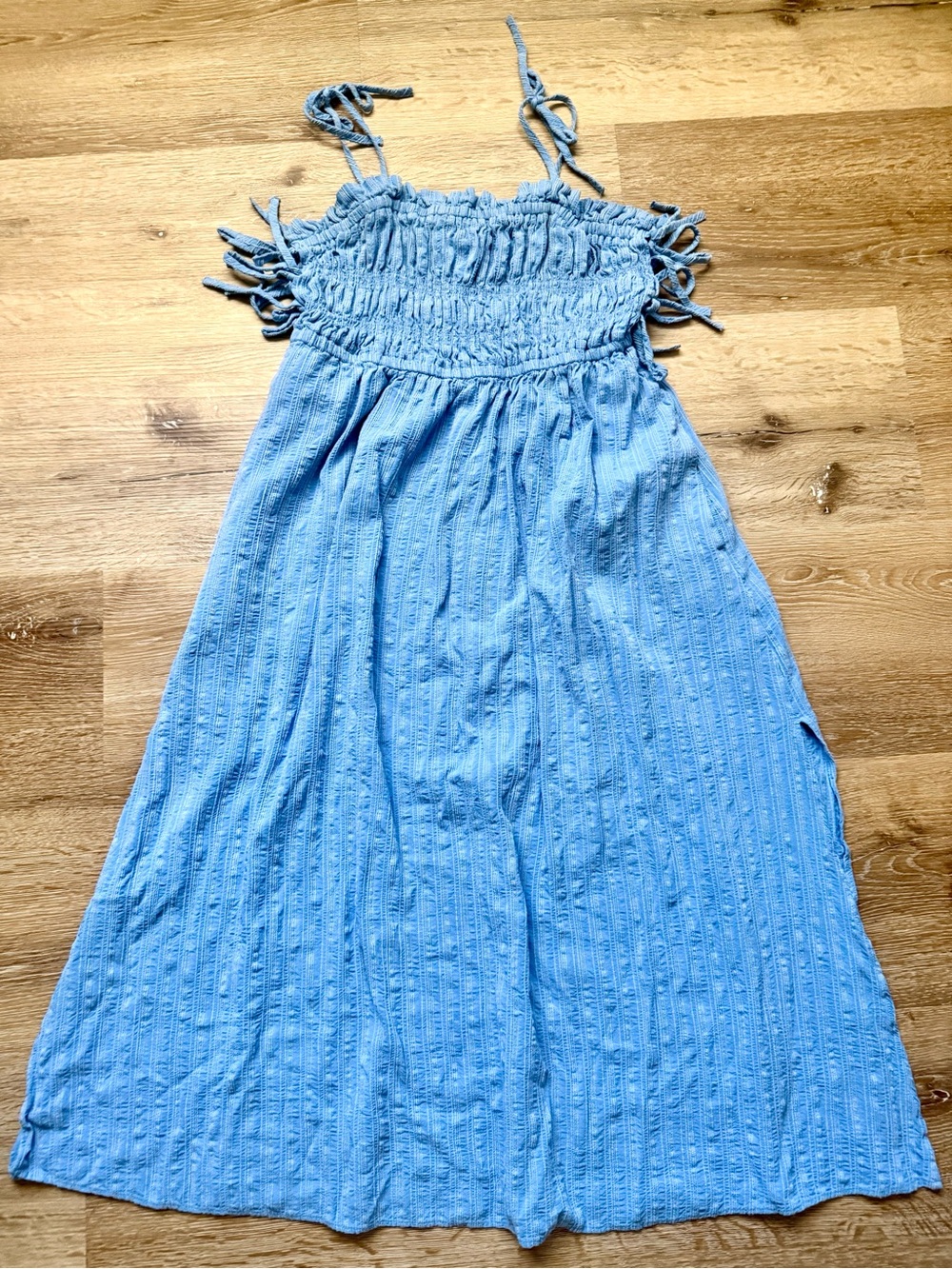 Topshop Blue Striped Sundress - Cute and Comfortable Summer Dress